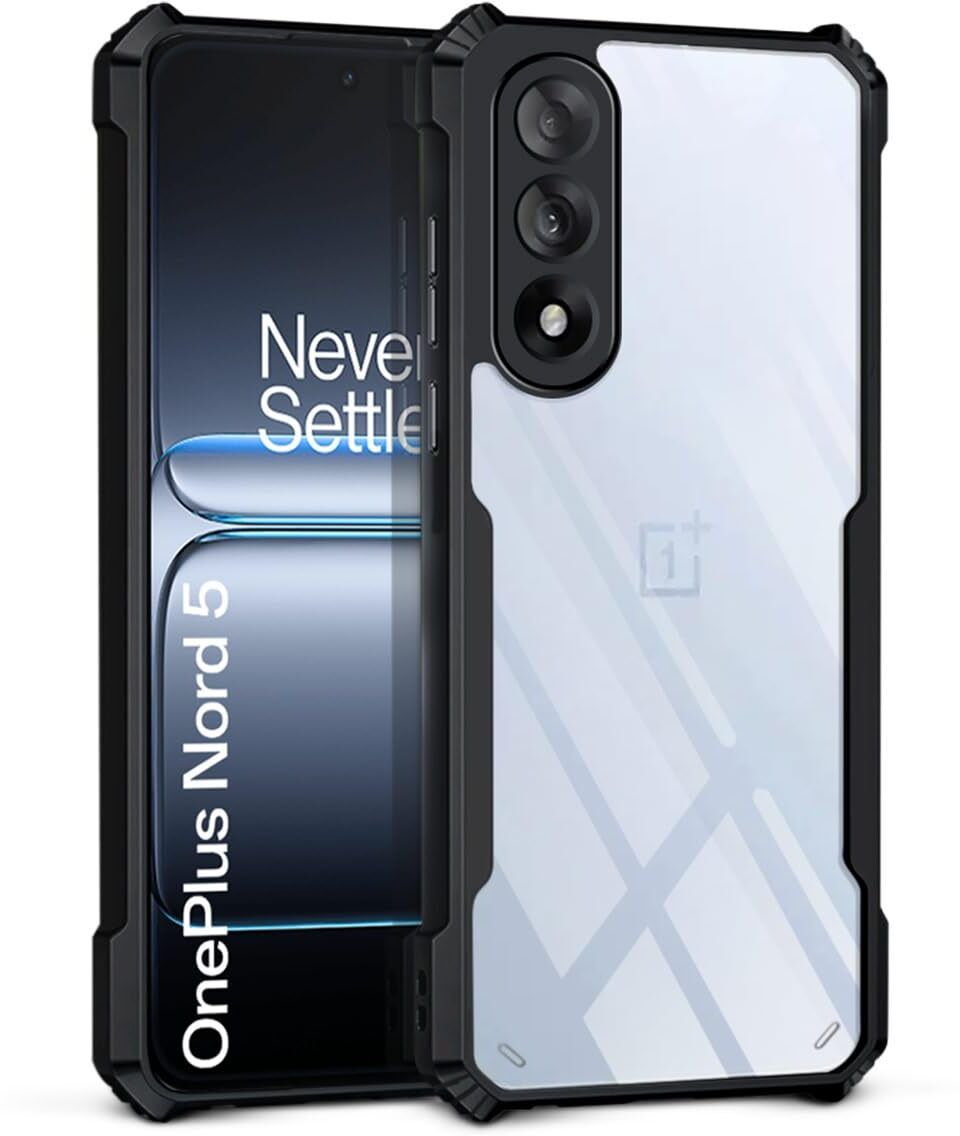 Black Border - Transparent Back iPaky Mobile Back Cover Case