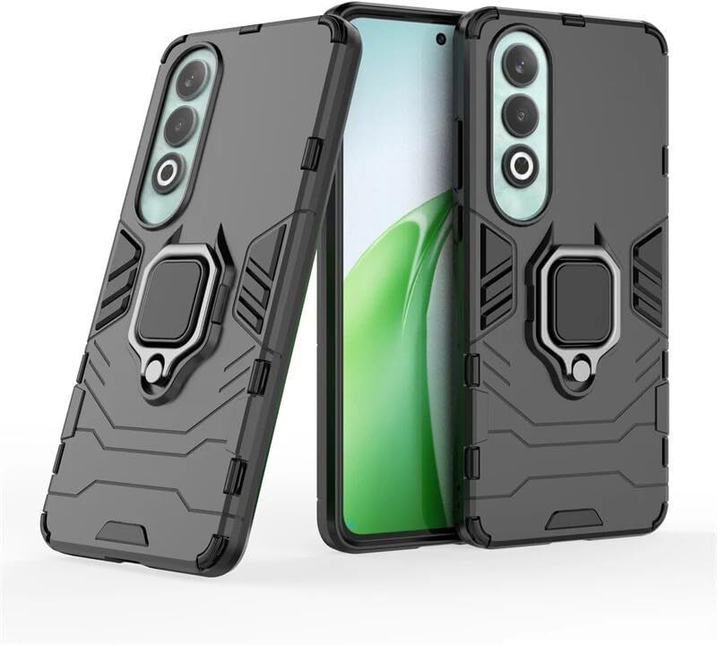 Micvir Back Cover for OnePlus Nord CE 4 5G (Black, Shock Proof, Plastic, Silicon, Pack of: 1)