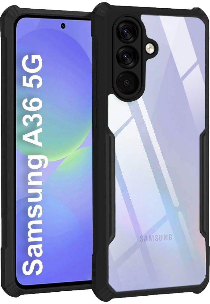 Black Border - Transparent Back iPaky Mobile Back Cover Case