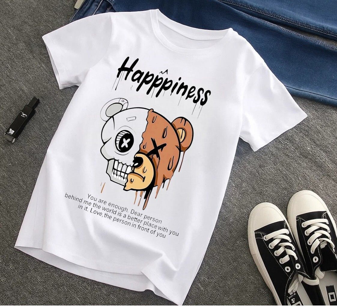 Pure Cotton Tshirt For Kids - White