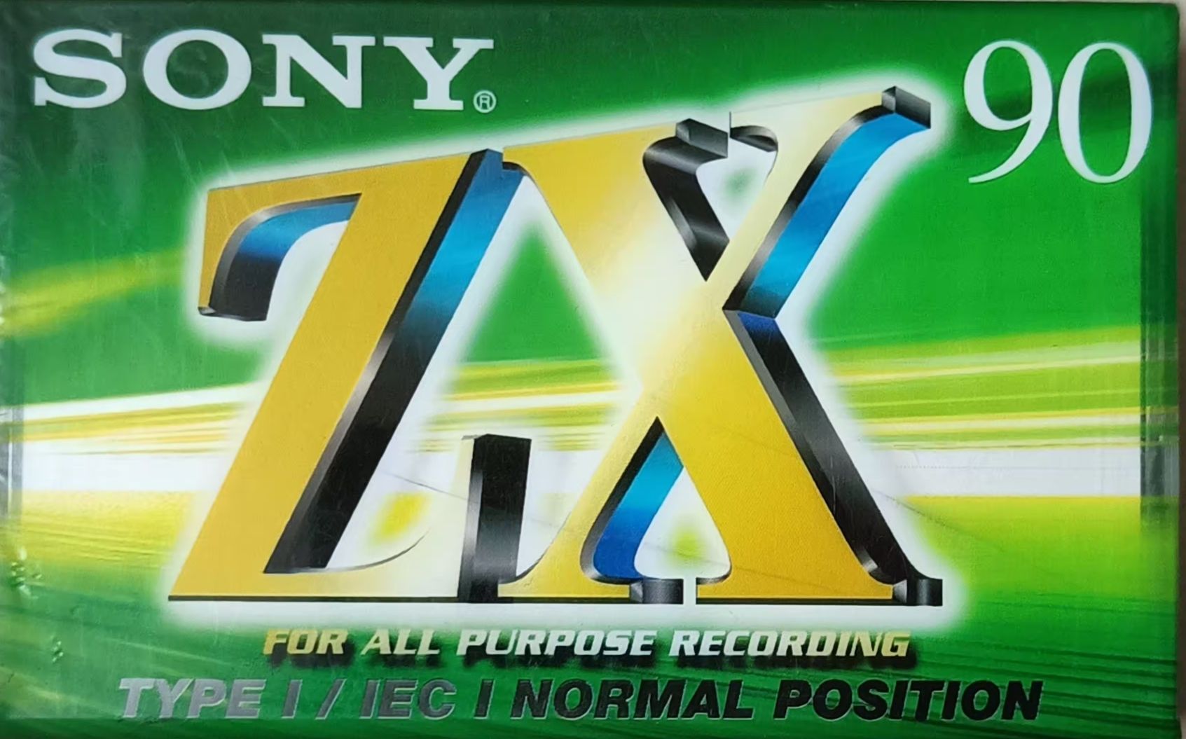 Sony ZX 90 typeIEC - 90 minutes (import blank audio cassette Sony ZX 90 typeIEC - 90 minutes (import blank audio cassette