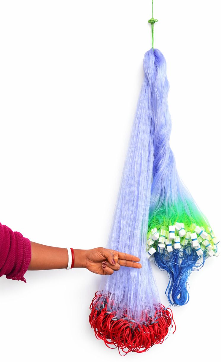 YASHNET GILLNET 2 FINGER 50.MM SHISHAJAAL Fishing Net (Multicolor) — photo 1
