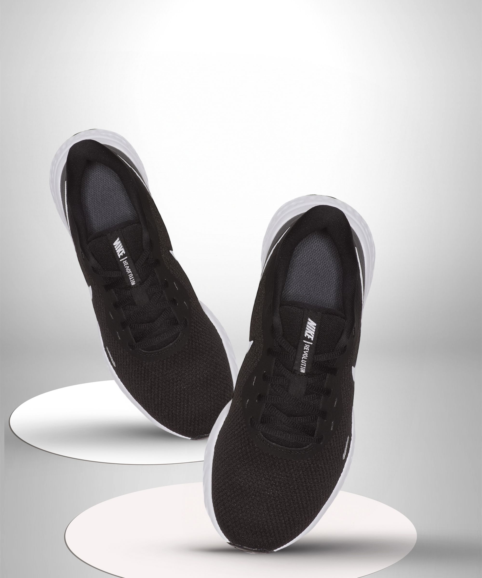 nike revolution 5 running shoe black