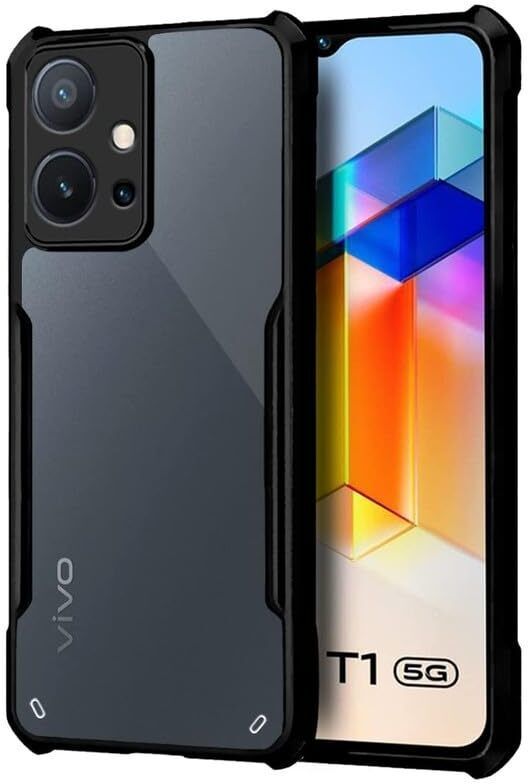 Black Border - Transparent Back iPaky Mobile Back Cover Case
