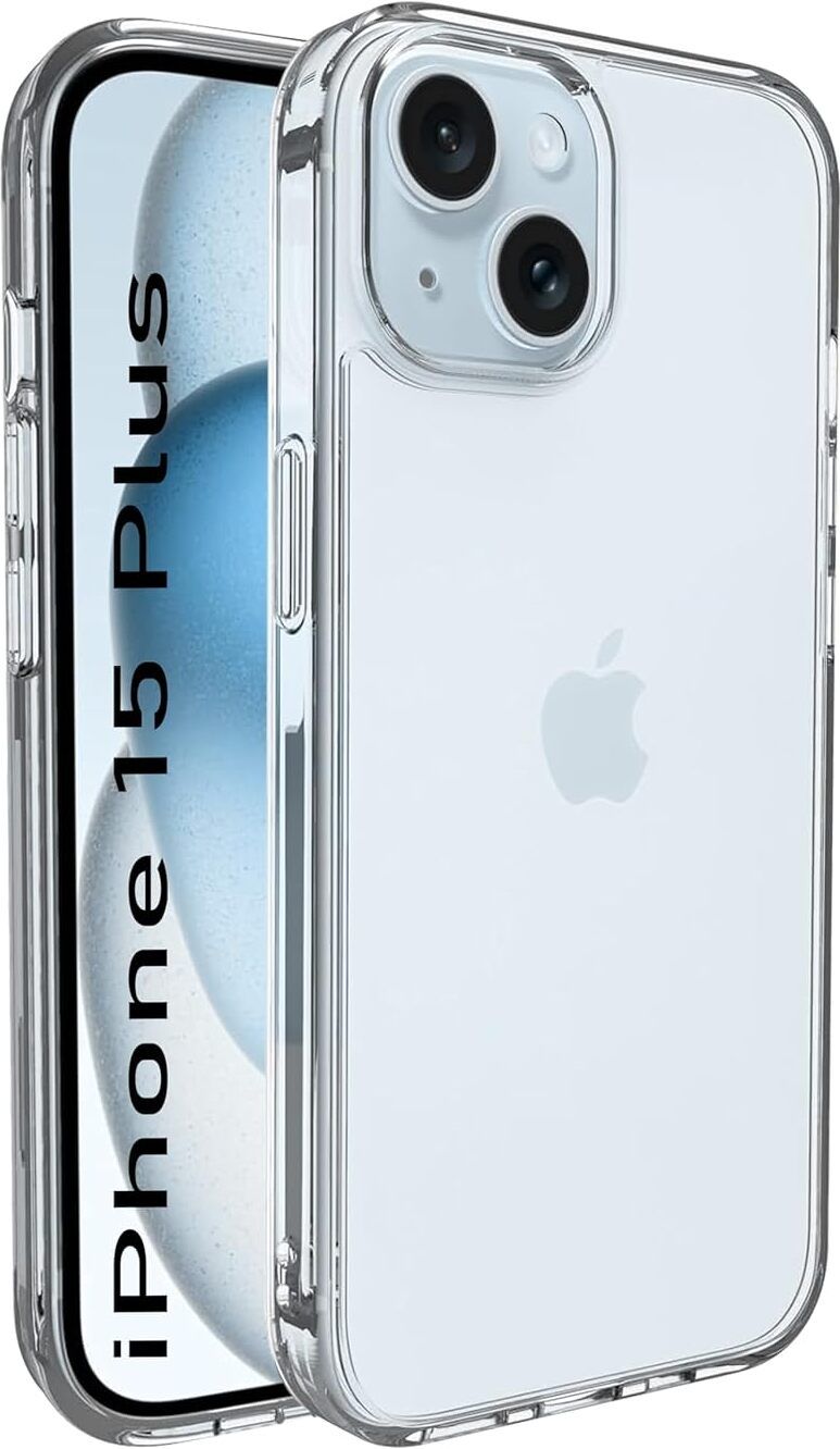 iPhone 15 Plus - Transparent Transparent Soft 2MM Back Cover