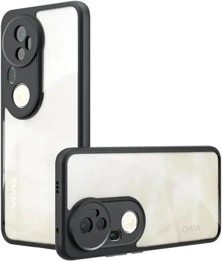 Black Border - Transparent Back iPaky Mobile Back Cover Case