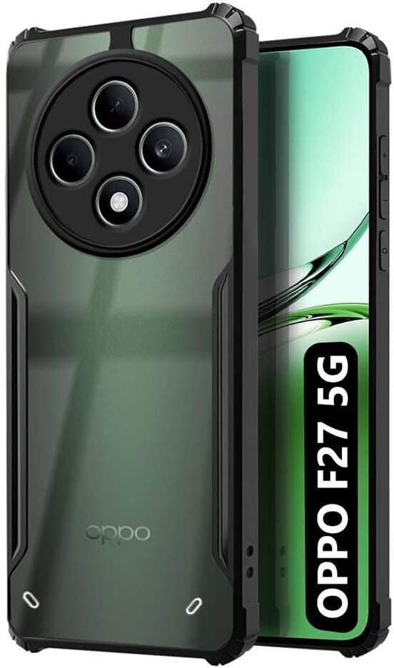Black Border - Transparent Back iPaky Mobile Back Cover Case