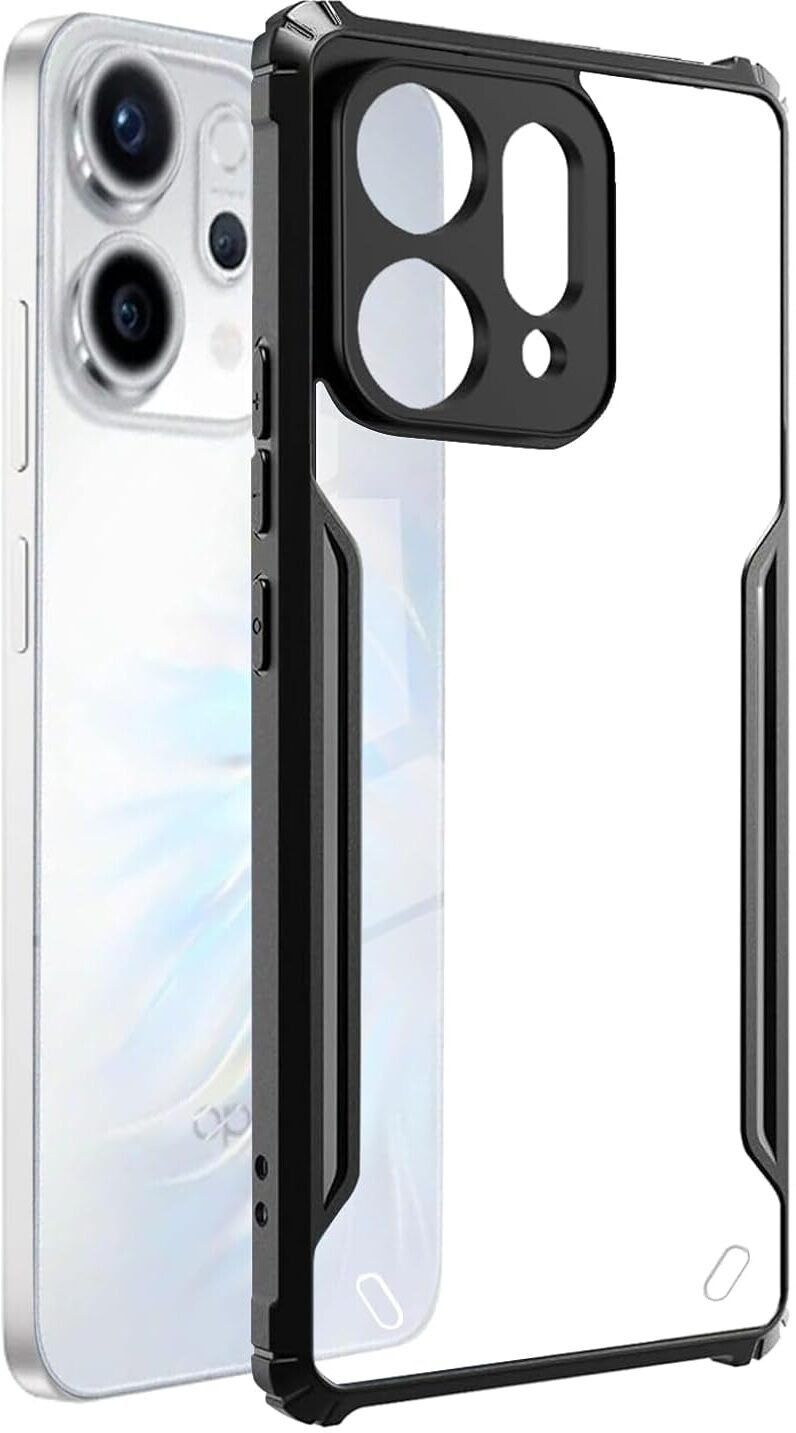 Black Border - Transparent Back iPaky Mobile Back Cover Case