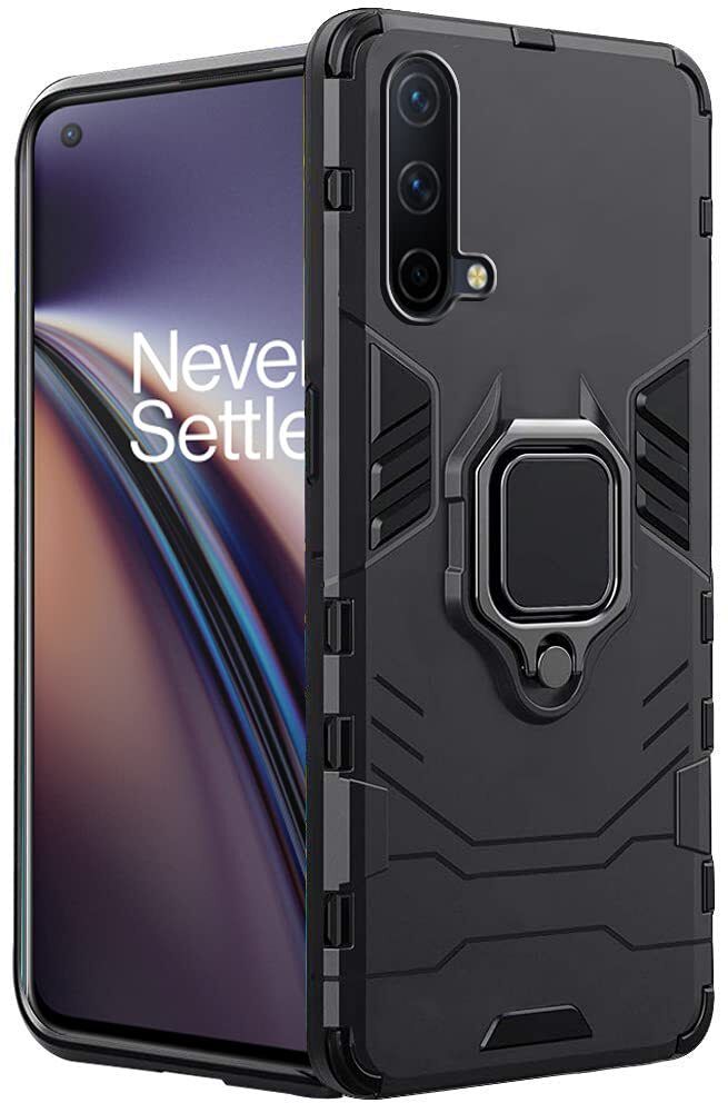 Micvir Back Cover for OnePlus Nord CE 5G (Transparent, Black, Shock Proof, Pack of: 1)