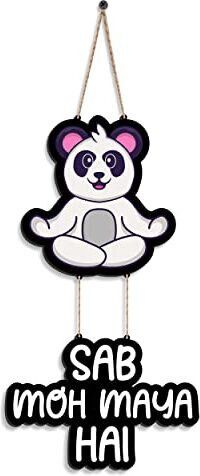 Sb Moh Maya H Wall Hanging Wooden Art Decoration item for Living Room, Bedroom,