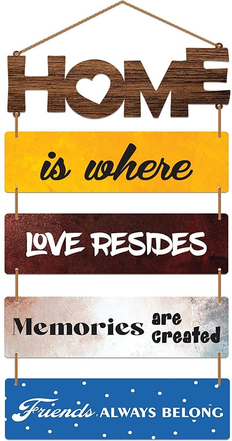 Wall hangings Rectangular Vintage Wooden Wall Hangings Room Hanging Decorative