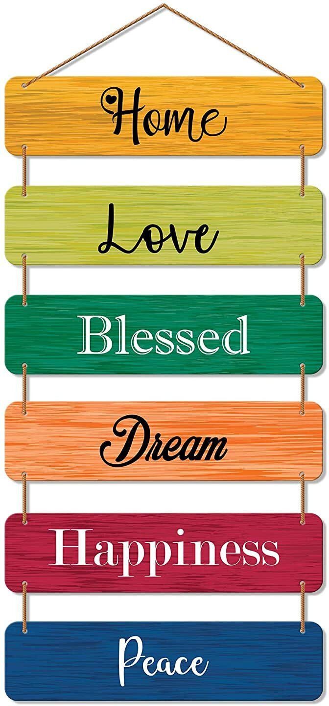 Wall hangings Rectangular Vintage Designer Wooden Wall Hangings Home Decor Items