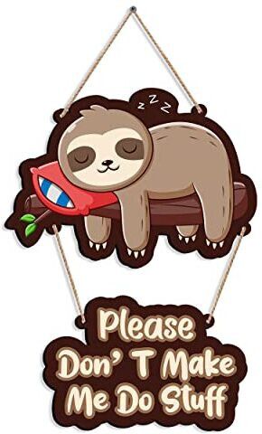 Please not Make Wall Hanging Wooden Art Decoration item for Living Room