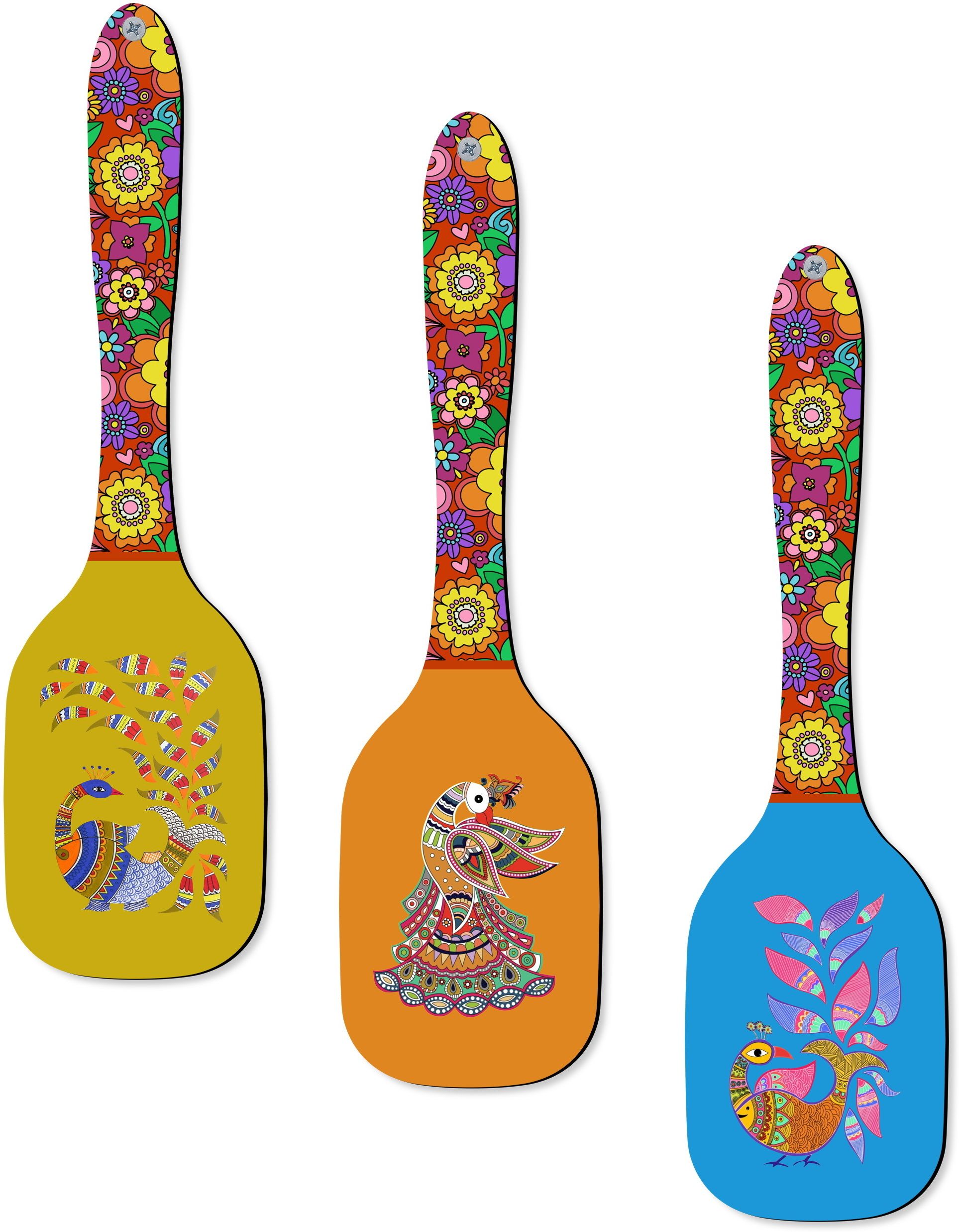 Wooden Wall Hanger For Home | Office | Living Room | Gift (Birds)