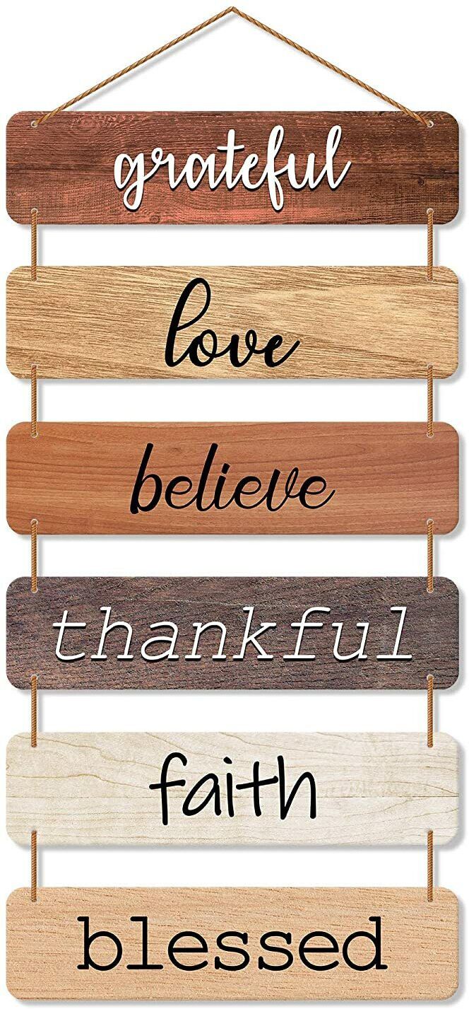 Wall hangings Rectangular Vintage Wooden Wall Hangings Room Gift Decoration