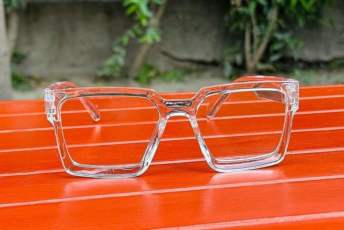 Buy AKAYI Retro Square Sunglasses Clear For Men Women Online