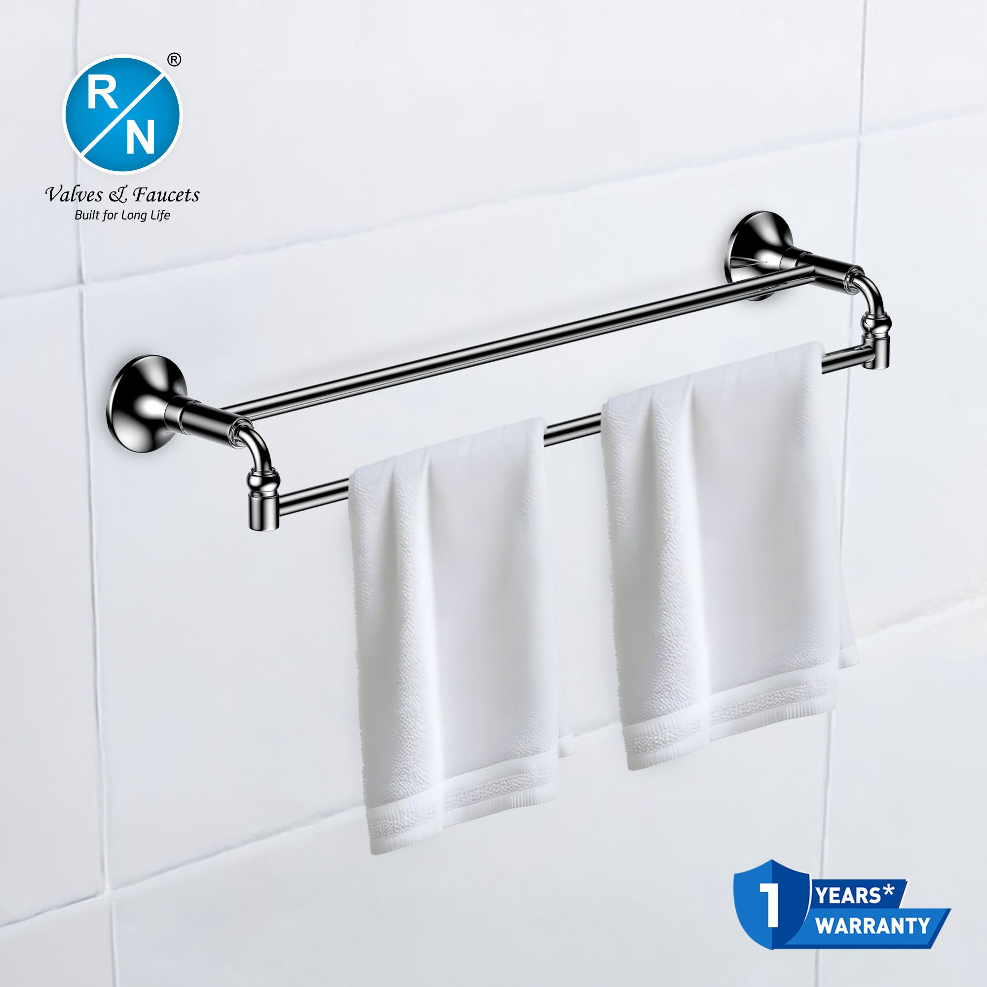RN Double Pole Towel Shelf