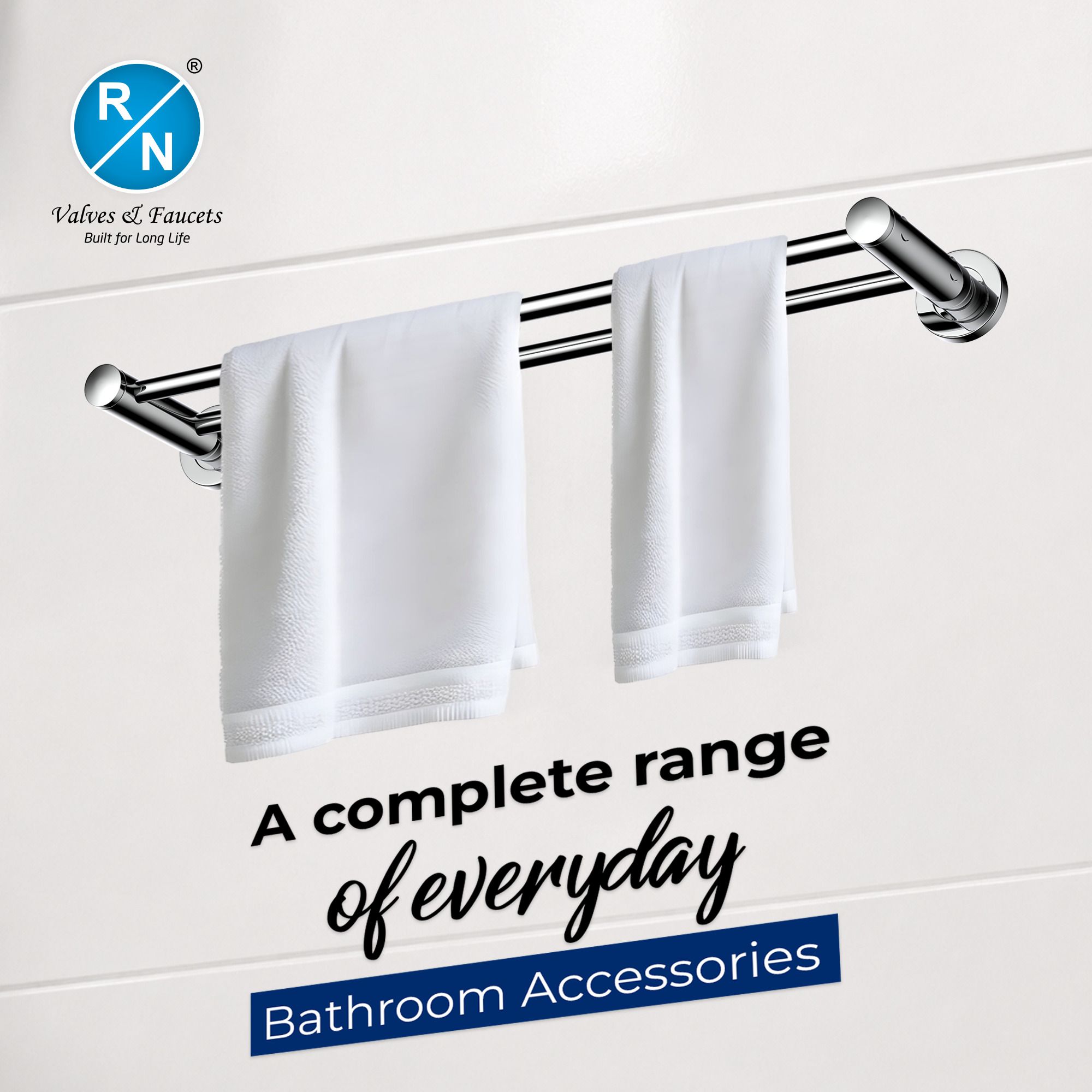 RN Double Pole Towel Shelf