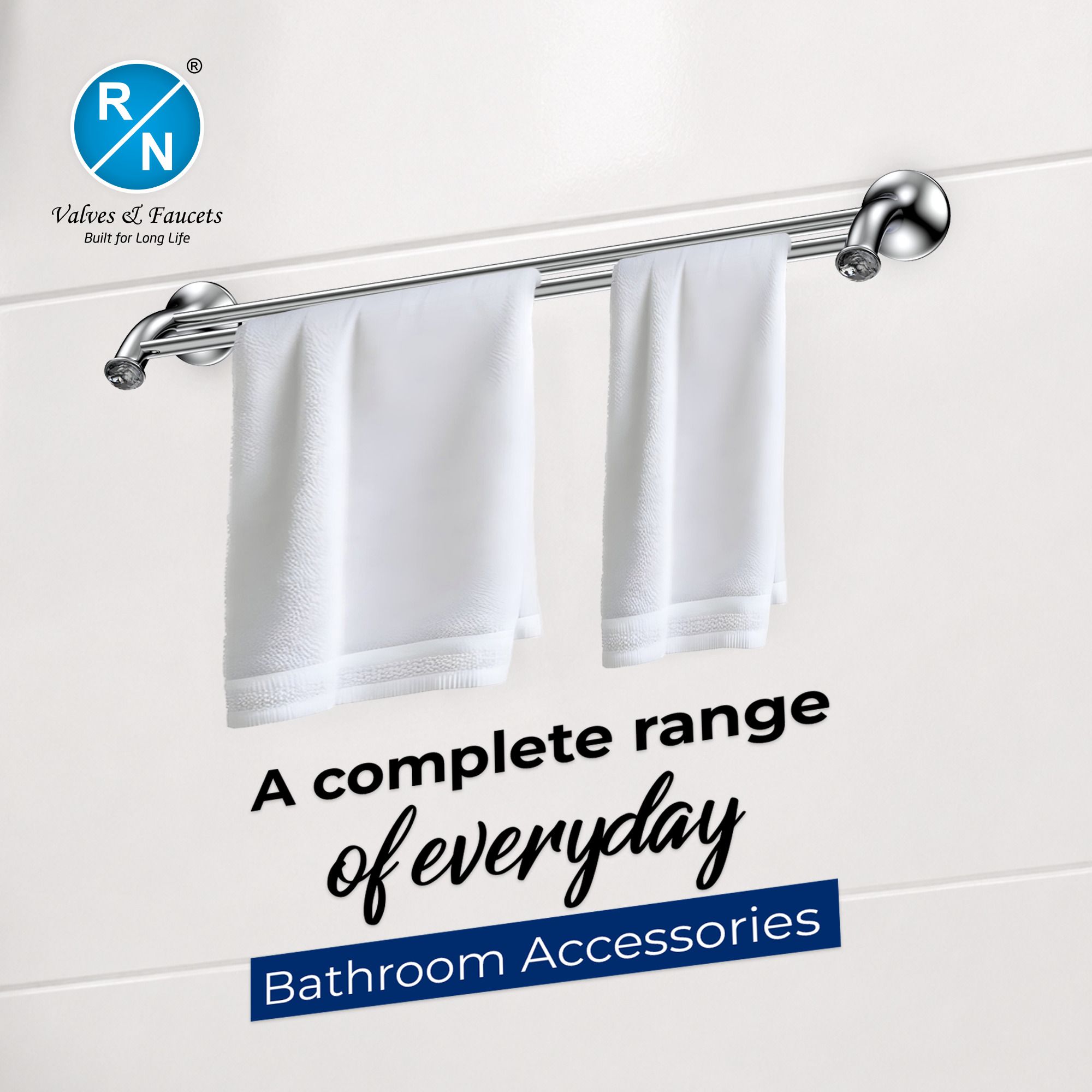 RN Double Pole Towel Shelf