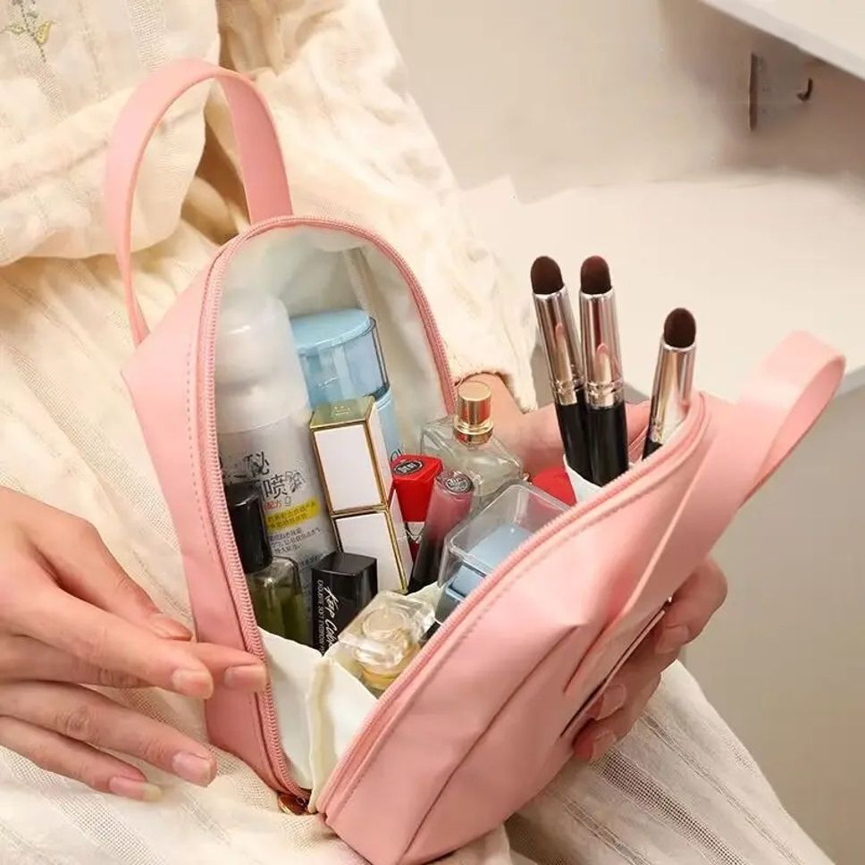 Luxula Mini Portable Handheld Cosmetic Bag for Women with Compartment  Travel Makeup Bag