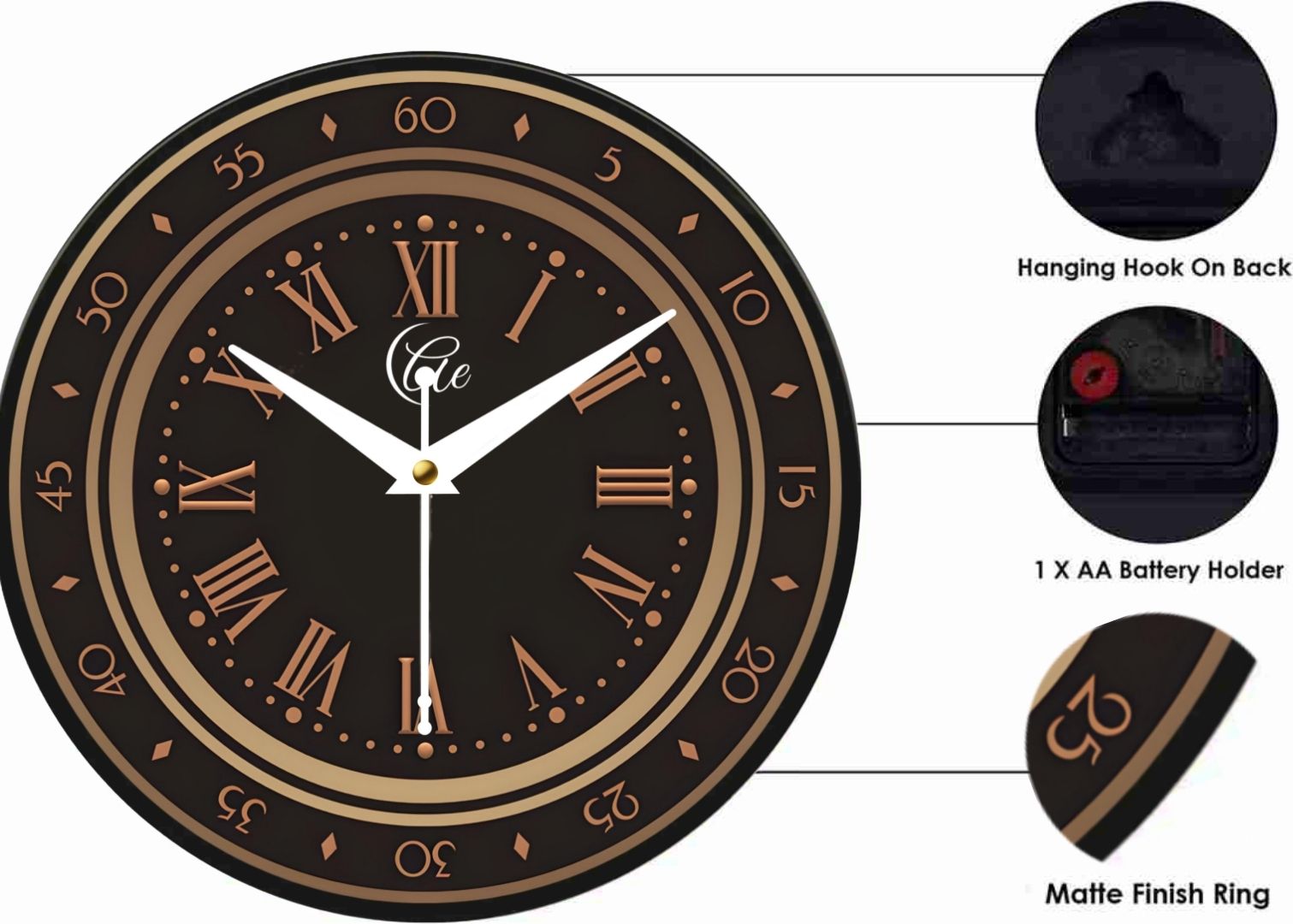 Attractive  wall clock morden  design