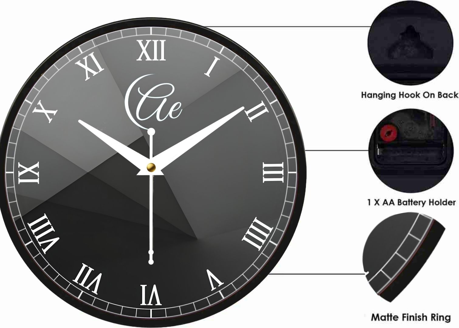 Attractive  wall clock morden  design