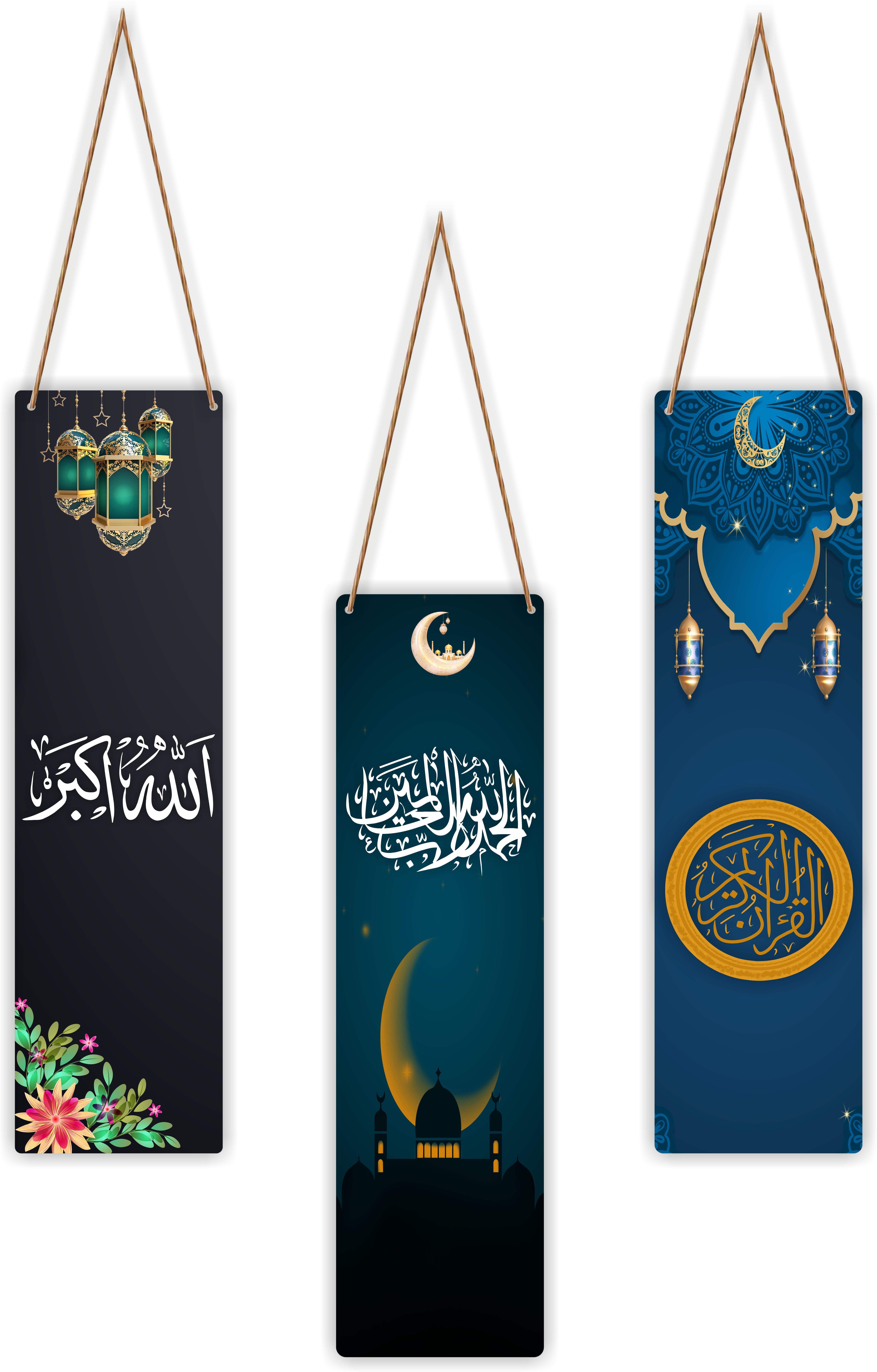 Allaha Decorative Wooden Wall Hanger for Home Decor Office