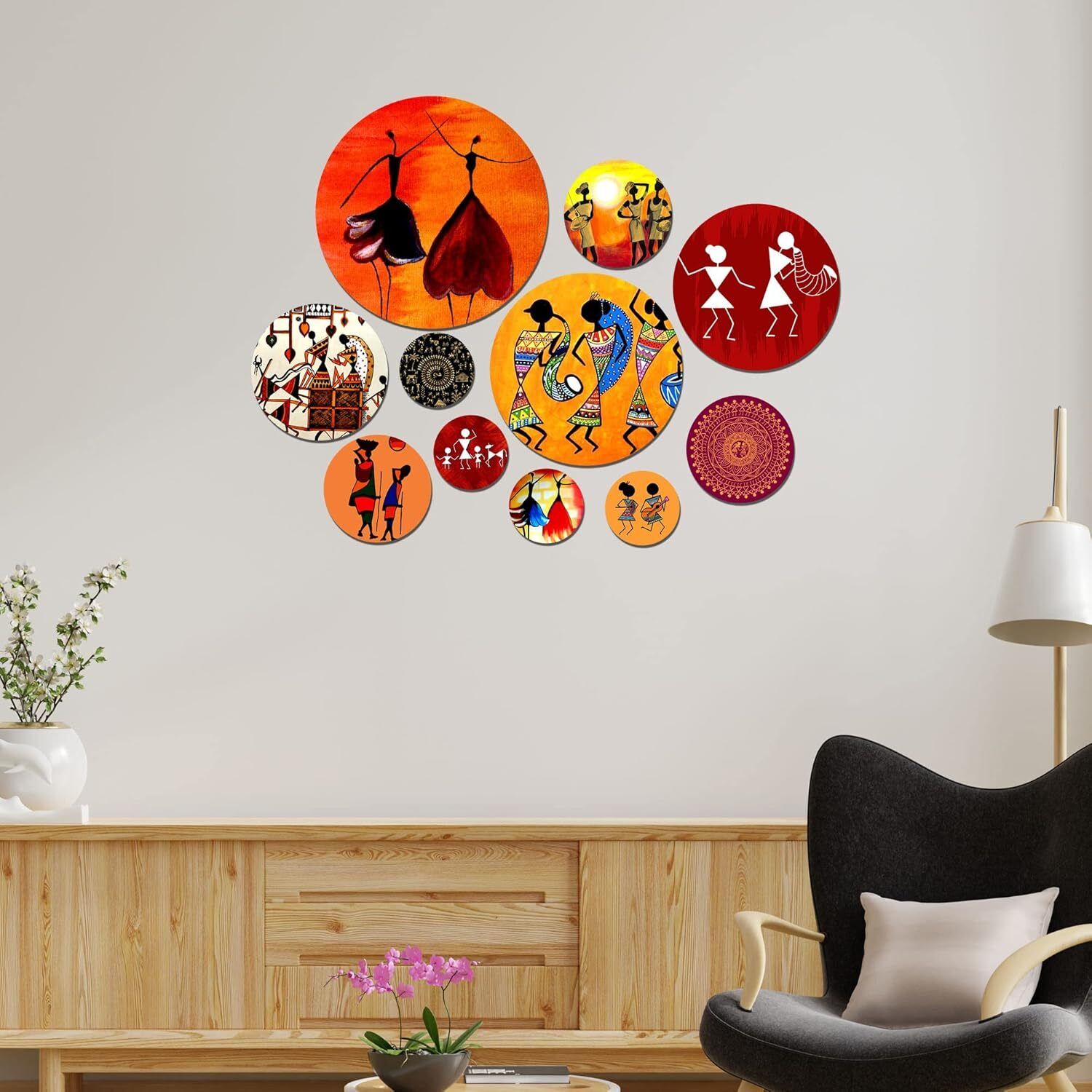 Wall Hanging Wooden Art Decoration item for Living Room