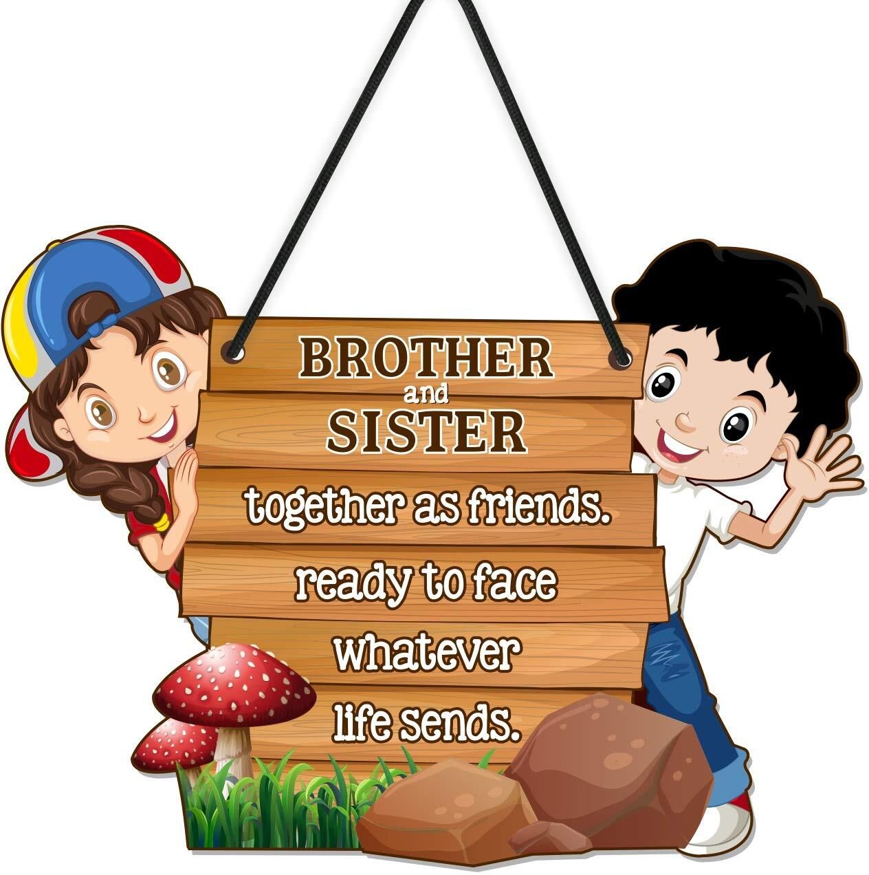 Positive Quotes Wooden Wall Hanging Decorative Item for Home Décor