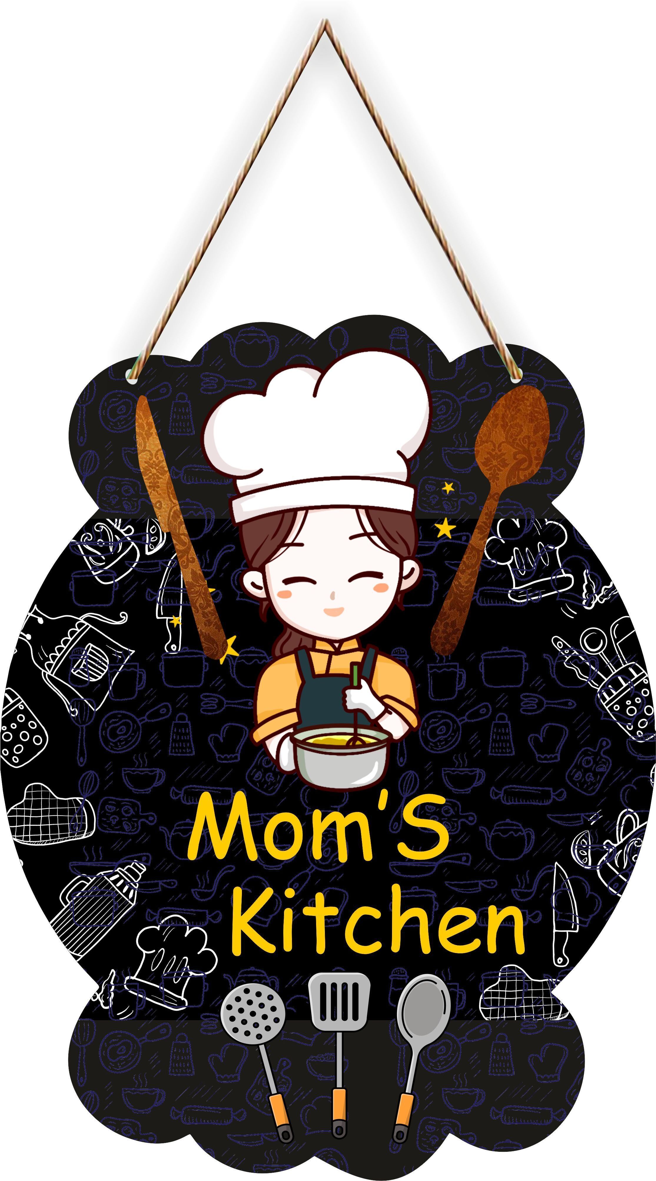 Mom's Kitchen for Kitchen Home Décor Wall Hanging