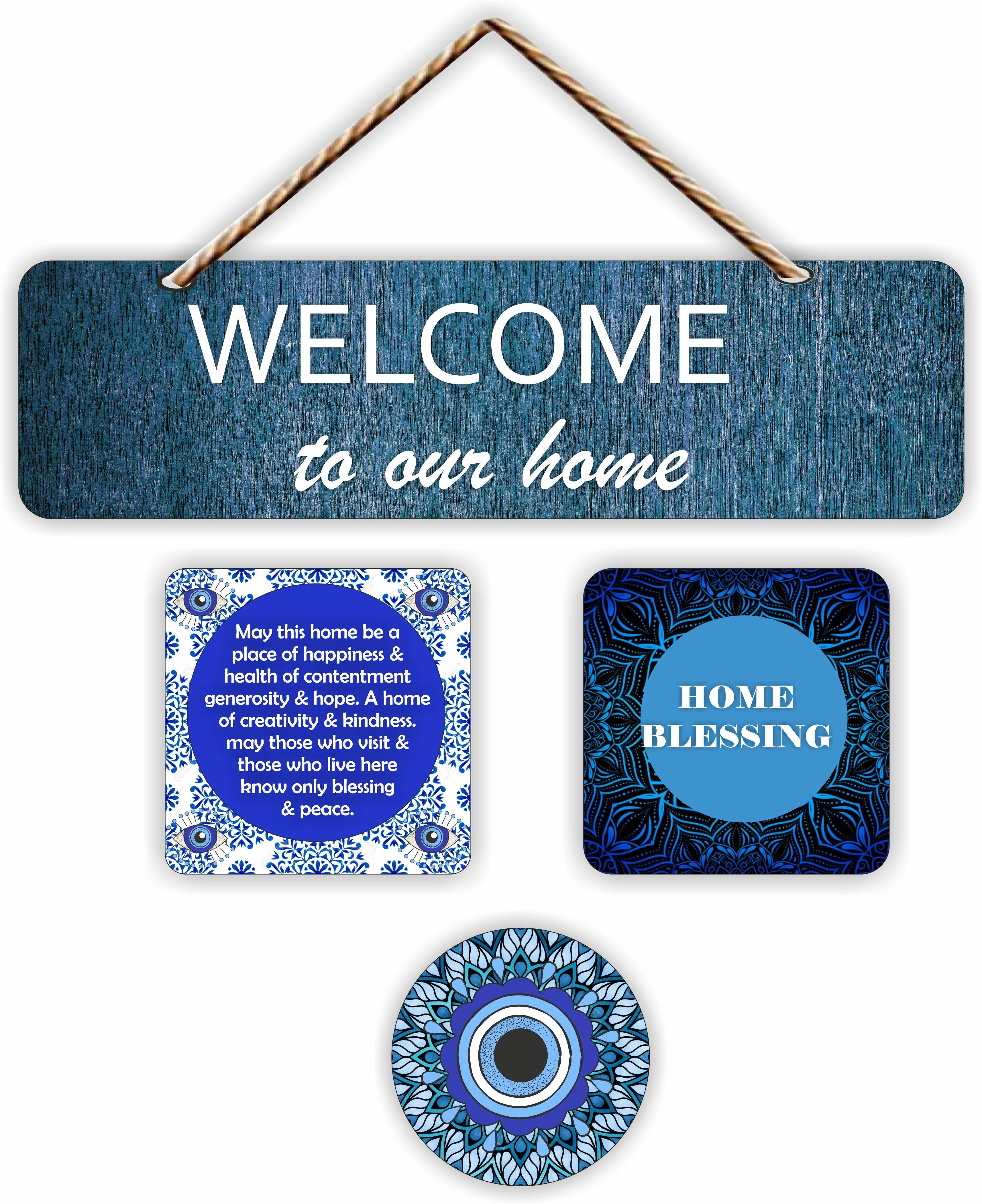 Welcome Home Door Wooden Wall Hanging Decorative Item for Home