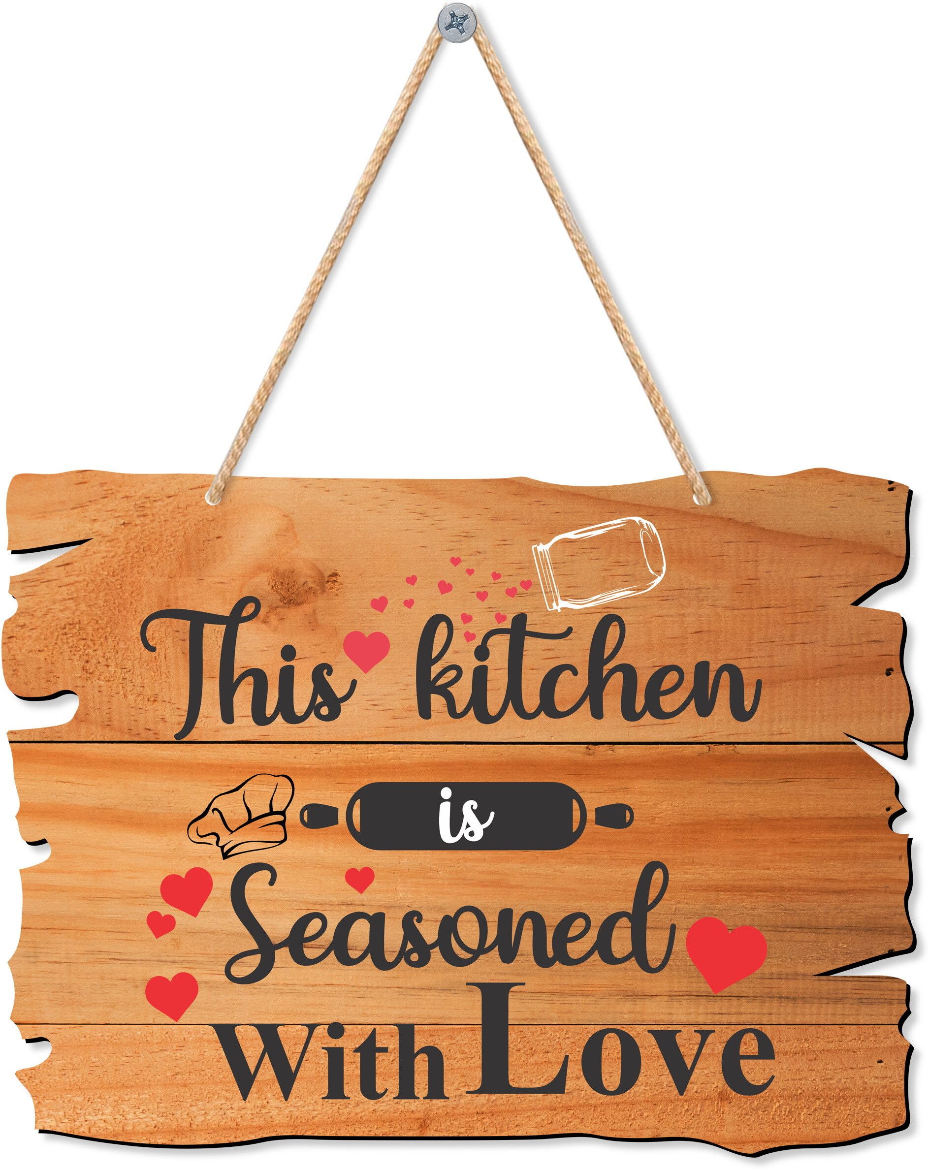 This Kitchen Wall Hanging Wooden Art Decoration item for Living Room, Bedroom