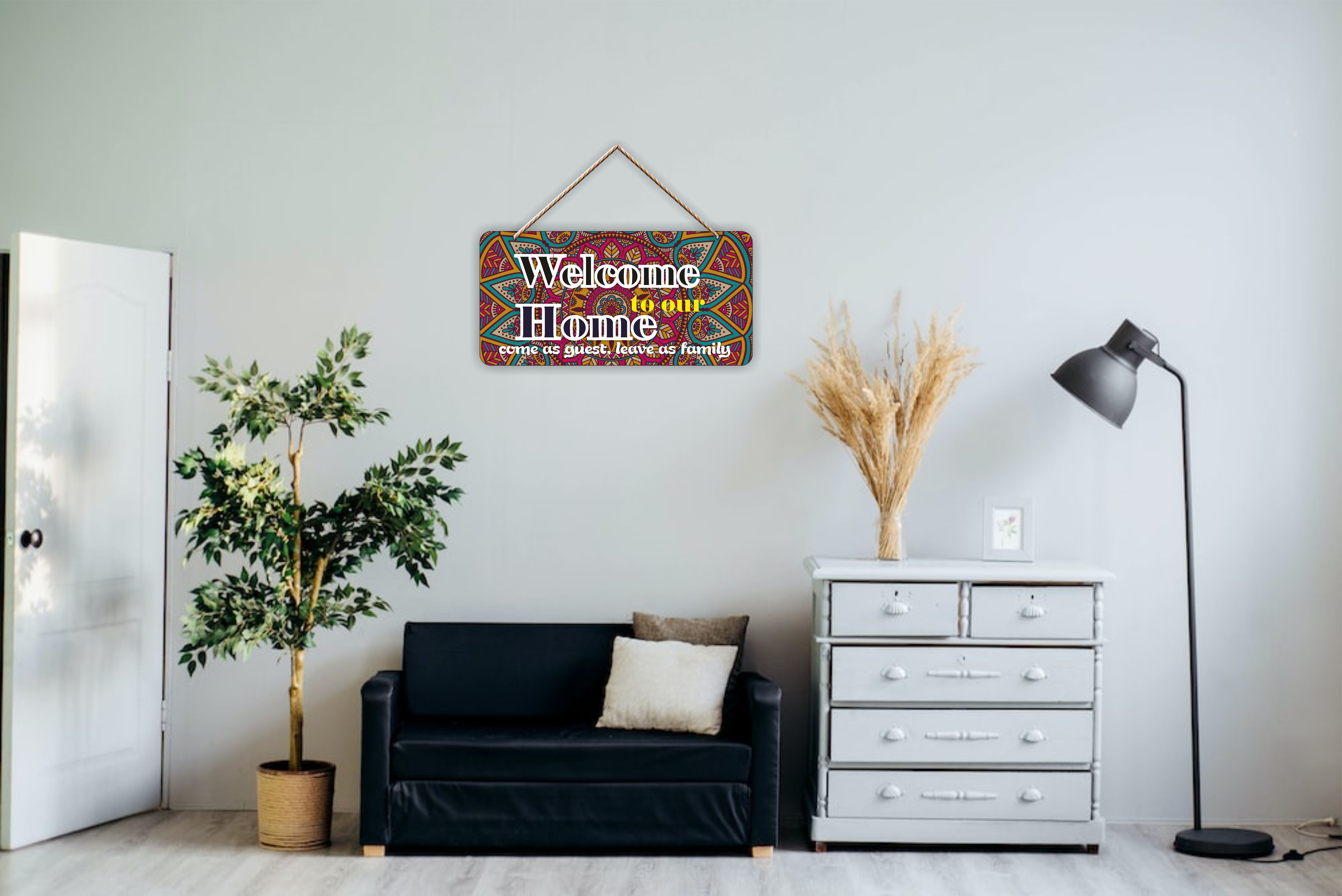 Home Decoration Welcome Home Only Wall hanging decor