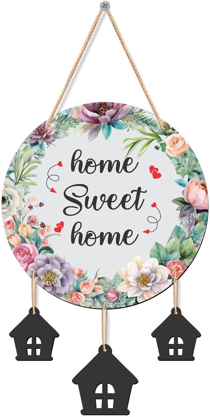 Home Sweet Home Wall Hanging Decoration Items for Home | Gifts | Mdf Art