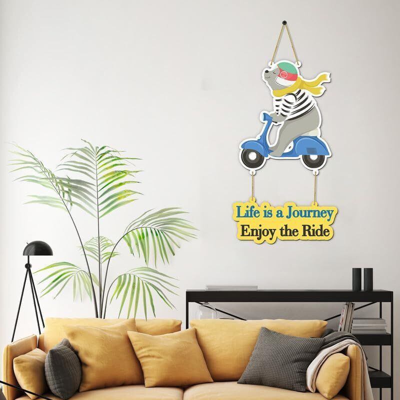 Life is a Journey Wall Hanging Wooden Art Decoration item for Living Room