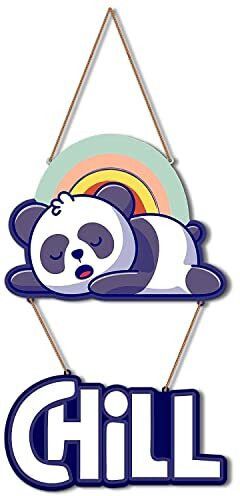 Chill Wall Hanging Wooden Art Decoration item for Living Room, Bedroom, Home