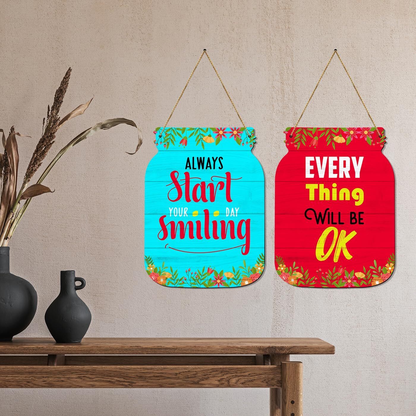 Wooden Designer Wall Hanging for Home Decor|Office|Gift