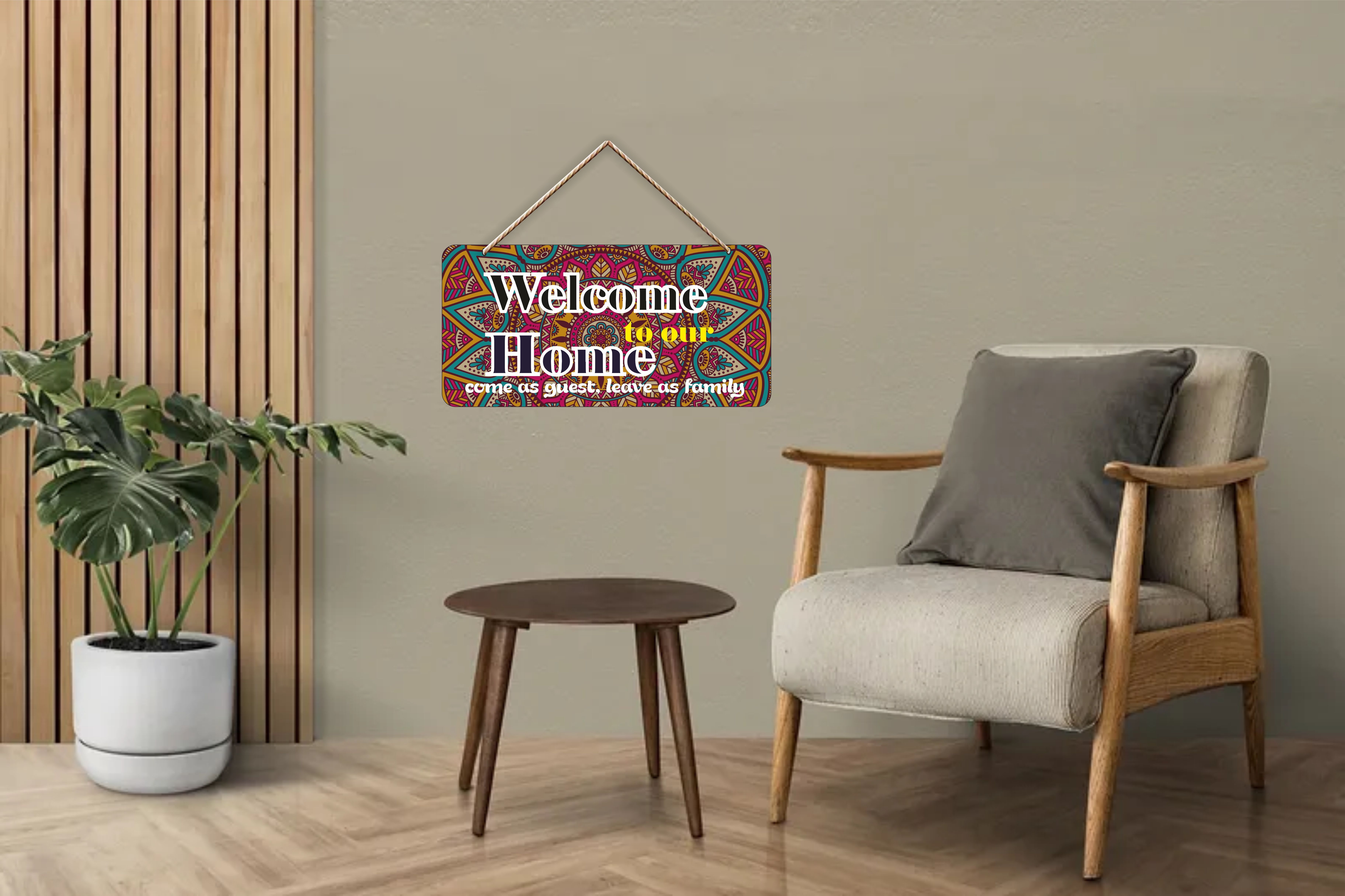 Home Decoration Welcome Home Only Wall hanging decor